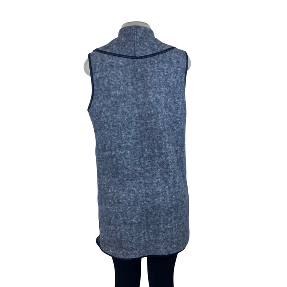 Zenergy By Chicos Womens Gray Open Front Sleeveless Knit Vest Size O - Picture 3 of 7